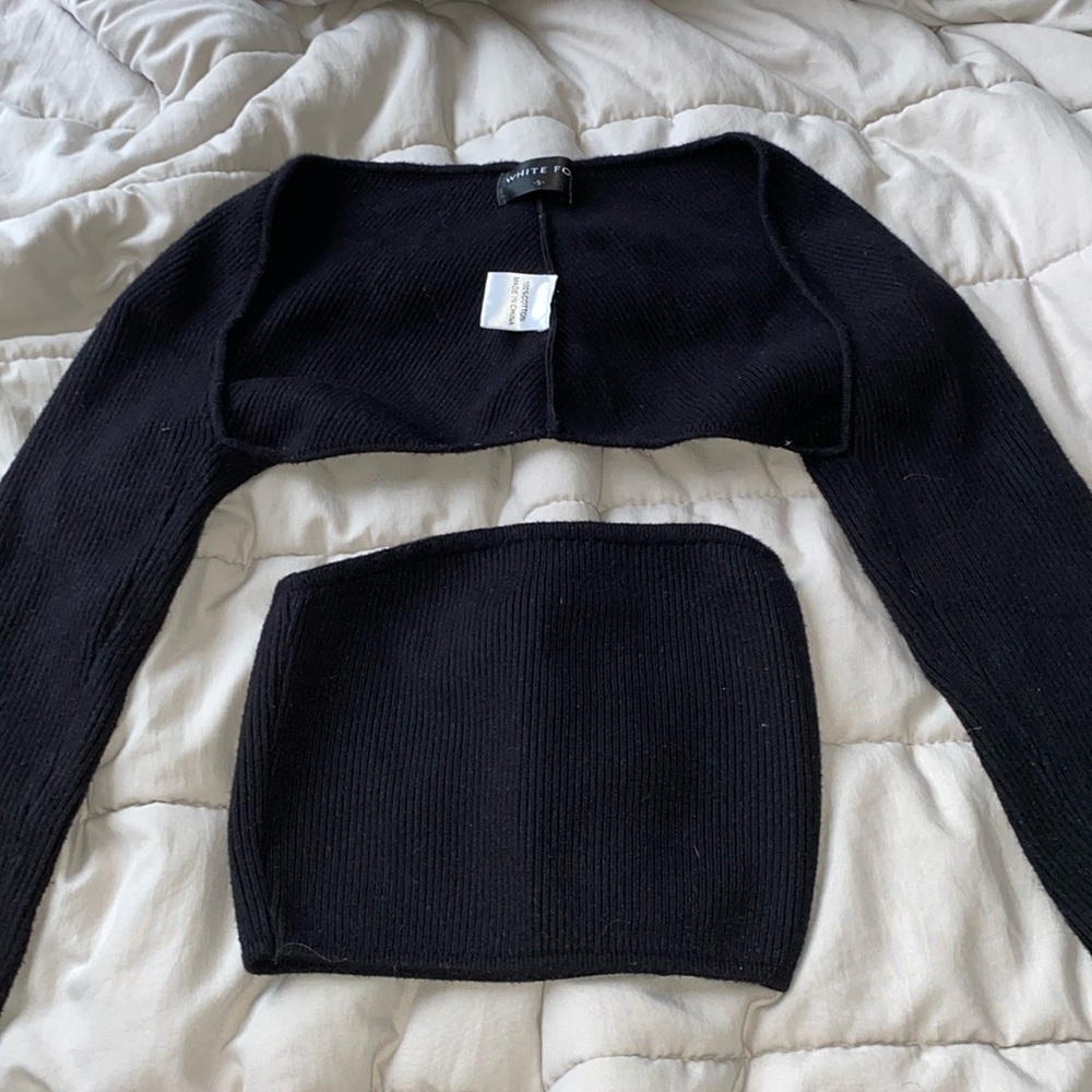 White fox top set!
